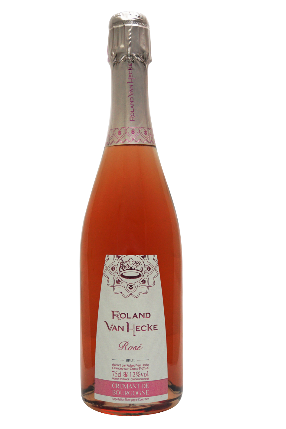 cuvée rosé de roland van hecke crémants du chatillonnais bourgogne