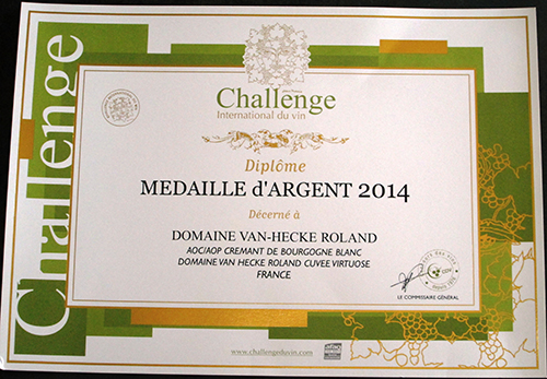 challenge_international_du_vin van hecke grancey sur ource cremant chatillonnais crÃ©mant de bourgogne