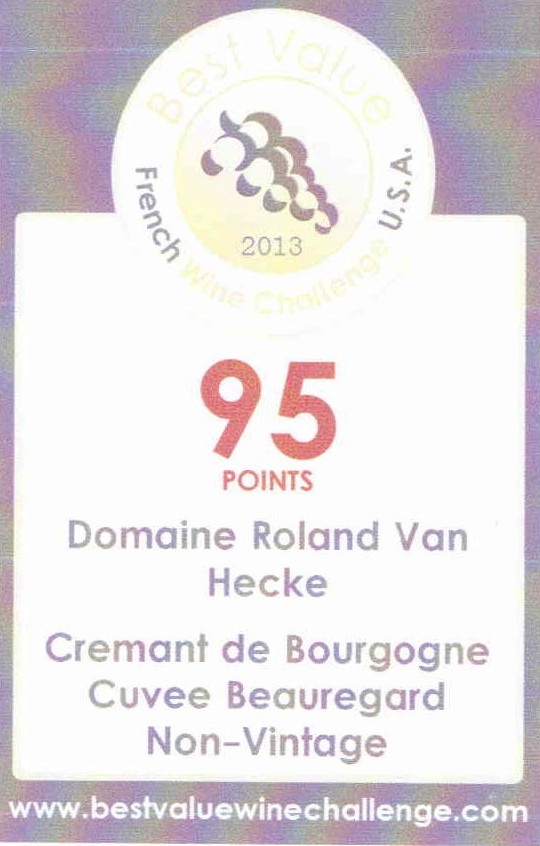 van hecke au concours_best_value_wine_challenge_USA crÃ©mant de bourgogne