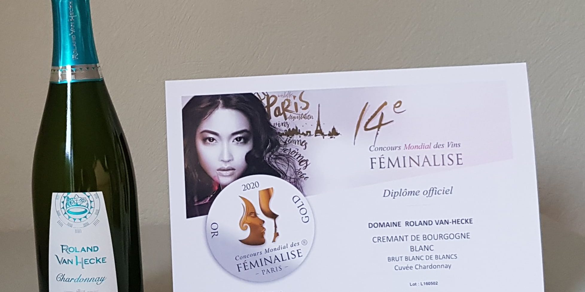 Médaille d'Or Concours Féminalise 2020